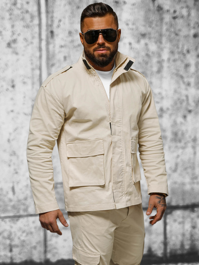 Men's Jacket - Beige OZONEE O/G3035