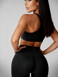 Women's Leggings - Black OZONEE JS/YW06011/1Z