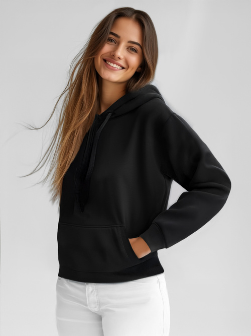 Women's Hoodie - Black OZONEE JS/W02Z