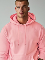 Men's Hoodie - Powder pink OZONEE JS/2009Z