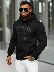 Men's Hoodie - Black OZONEE JS/8B1350/3