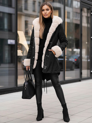 Women's Jacket - Black OZONEE JS/M763/392Z