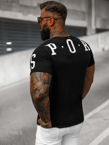 Men's T-shirt - Black OZONEE O/8T1260/3