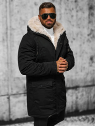 Men's Winter Jacket - Black OZONEE JS/5M120/392