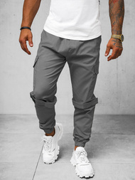 Men's Chinos Jogger - Grey OZONEE O/G3014Z