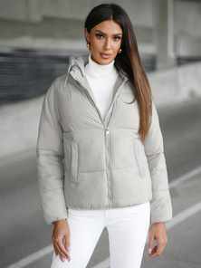 Women's Jacket - Grey OZONEE JS/16M9187/297Z