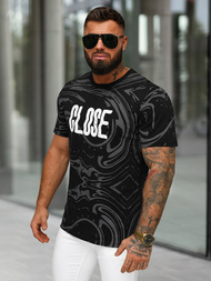 Men's T-shirt - Black OZONEE O/MPO3470