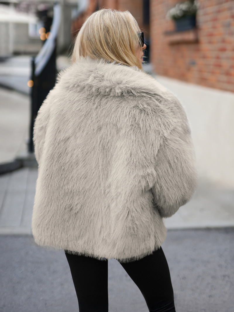 Women's Jacket - Grey/Beige OZONEE JS/61M8515/92