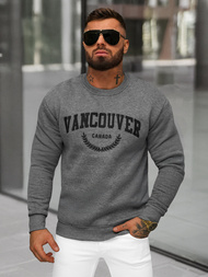 Men's Sweatshirt - Dark Grey OZONEE JS/8B1363/5