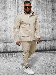 Men's Jacket - Beige OZONEE O/G3035