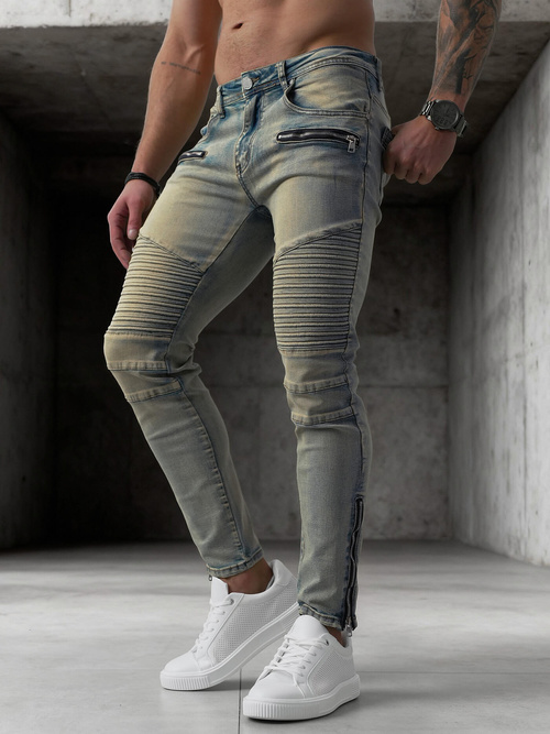 Men's Jeans - Blue OZONEE O/EM8886