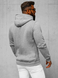 Men's Hoodie - Grey OZONEE JS/2009Z 