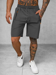 Men's sports shorts - grafitové OZONEE JS/12K1803/5
