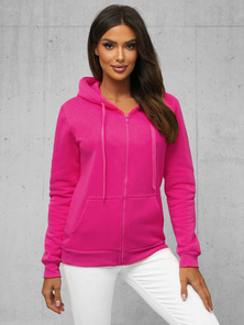Women's Hoodie - dark pink OZONEE JS/W03Z