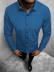Men's Shirt - Navy blue OZONEE MECH/2122Z