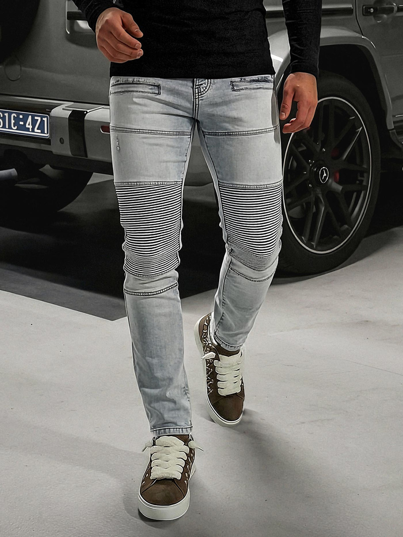 Men's Jeans - Light Blue OZONEE O/EM8889Z