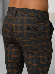 Men's Chinos - Anthracite OZONEE DJ/5632Z