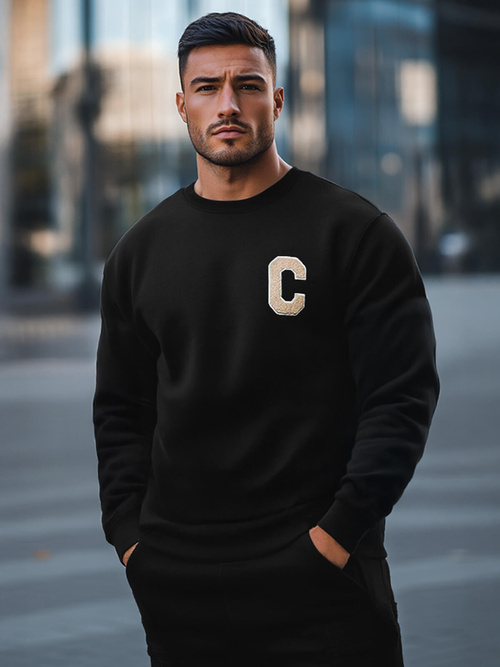 Men's Sweatshirt - Black OZONEE NB/MF2019Z