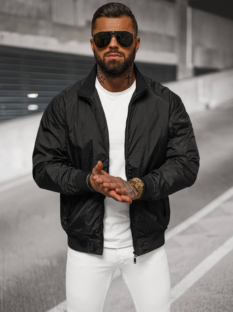 Men's Jacket - Black OZONEE JS/5M3212/392