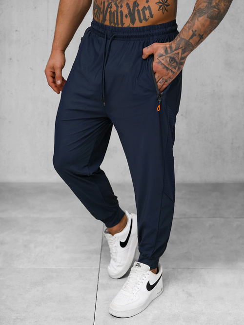 Men's sports trousers - navy blue OZONEE JS/12K1805/25