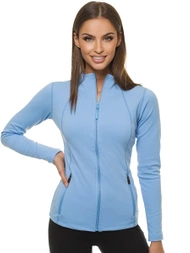 Women's Sweatshirt - Light Blue OZONEE JS/HD152/41