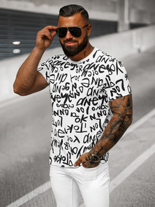 Men's T-shirt - White OZONEE O/T1268/1