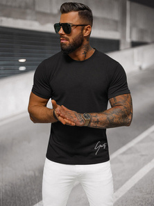 Men's T-shirt - Black OZONEE O/L1192