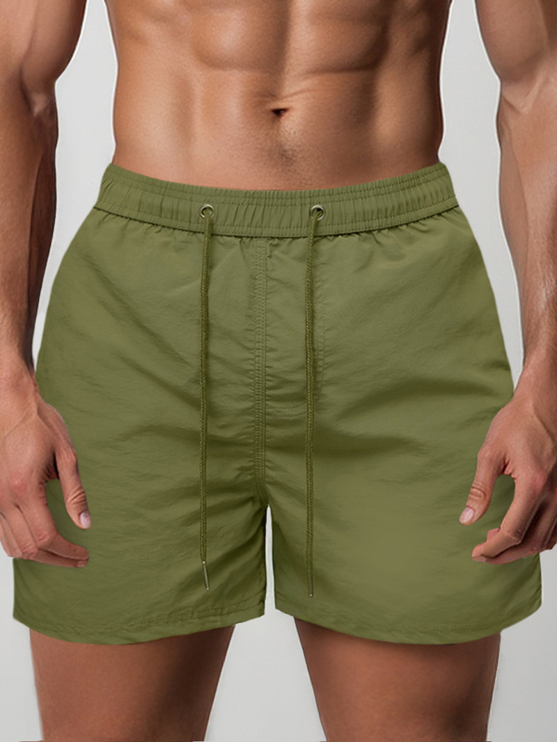Men's Swim Shorts - Khaki OZONEE JS/XL018/24Z