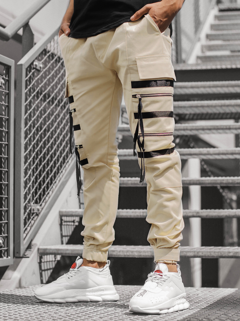 Men's Joggers - Beige OZONEE G/11146