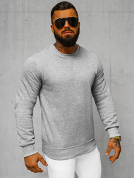 Men's Sweatshirt - Grey OZONEE JS/2001-10Z