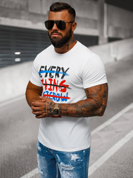 Men's T-shirt - White OZONEE O/8T1266/1