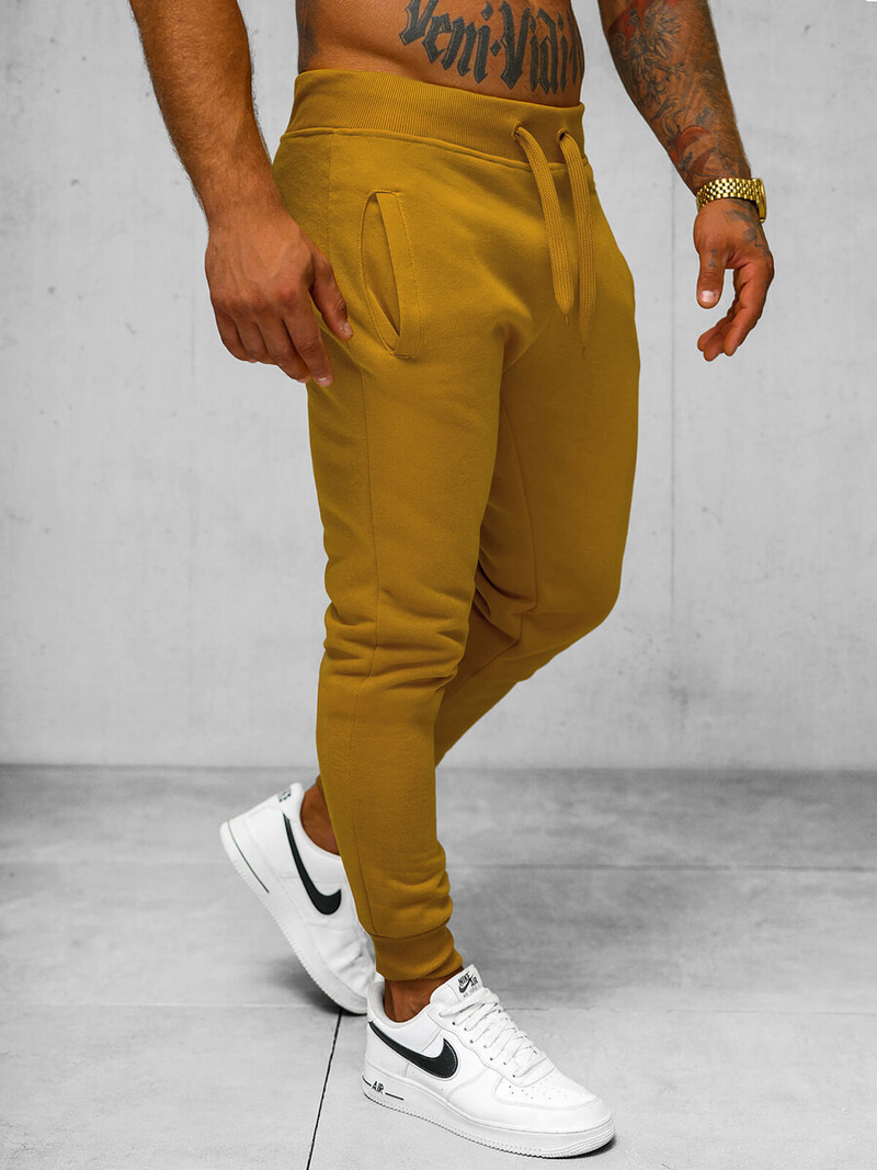 Men's Sweatpants - Camel OZONEE JS/XW01Z