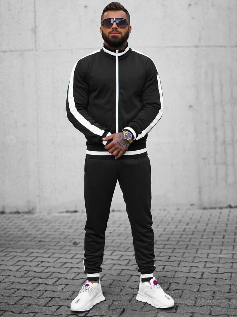 Men's Tracksuit - Black OZONEE JS/8C99/3Z