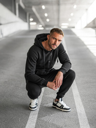Men's Tracksuit - Black OZONEE JS/68C10386/3Z