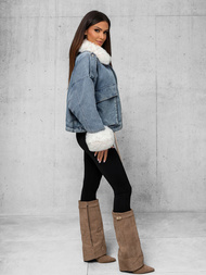 Women's Denim Jacket - Blue OZONEE JS/11Z8219Z