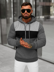Men's Hoodie - Anthracite OZONEE JS/8B1312/5