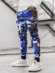 Men's Joggers - blue-black OZONEE G/11132