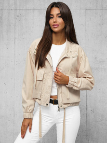 Women's Jacket - Beige OZONEE O/G118Z