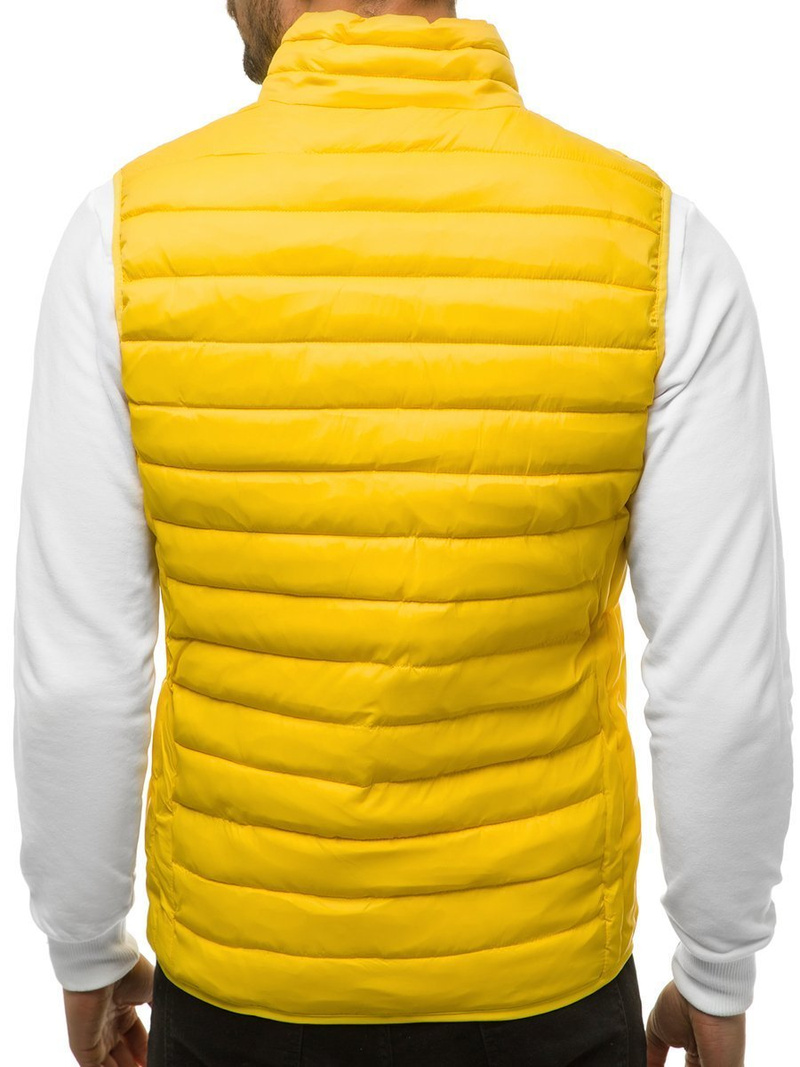 Men's Gilet - Yellow OZONEE JS/HDL88001Z