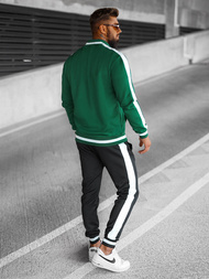 Men's Tracksuit - Green-Black OZONEE JS/8C99/22BZ