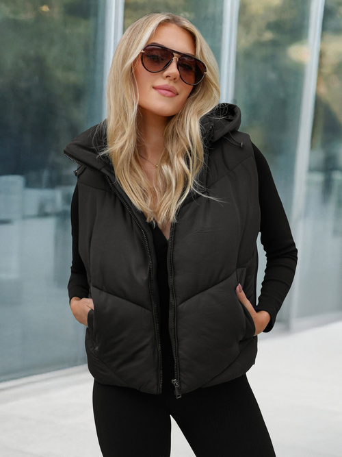 Women's Gilet - Black OZONEE JS/16M9291/392