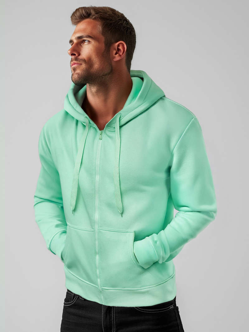 Men's Hoodie - Mint OZONEE JS/2008