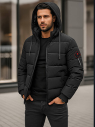 Men's Winter Jacket - Black OZONEE JS/31M5031/392Z