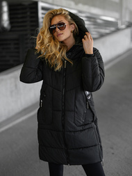 Women's Winter Jacket - Black OZONEE JS/16M9302/392
