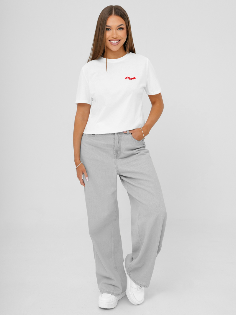 Women's T-shirt - White OZONEE JS/R61658