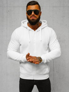 Men's Hoodie - White OZONEE JS/2008Z