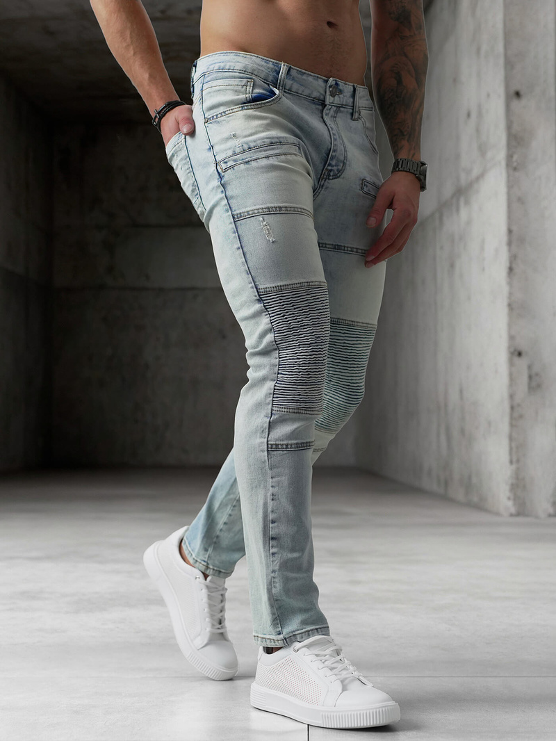 Men's Jeans - Light Blue OZONEE O/EM8889