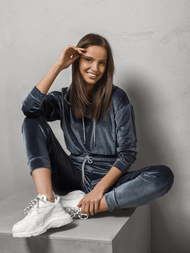 Two-piece tracksuit set Anthracite OZONEE O/13121