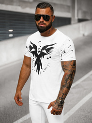 Men's T-shirt - White OZONEE O/T109/1Z