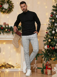 Men's Chinos - Grey OZONEE DJ/5522Z